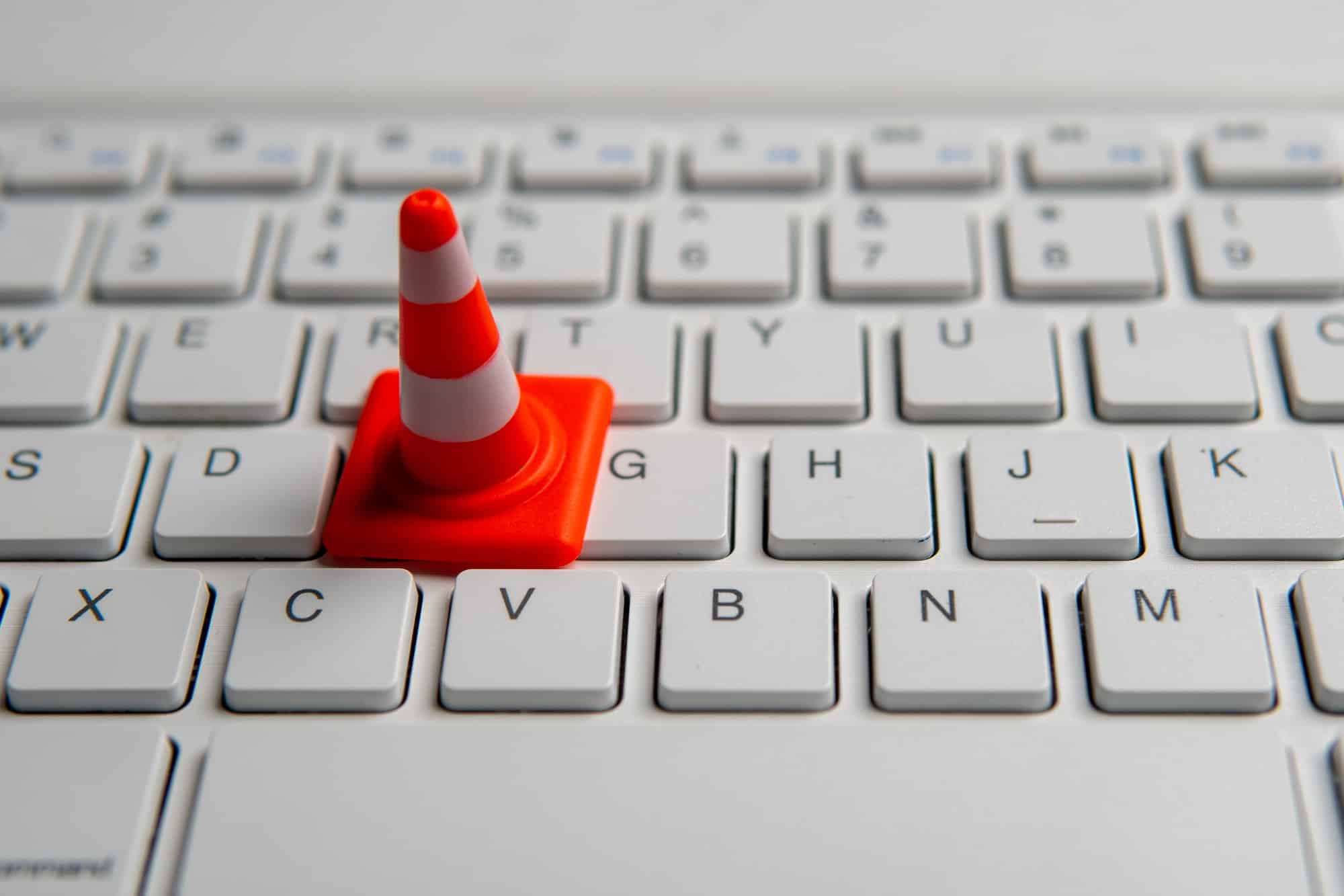 Website maintenance, technical difficulties, website under construction concept.