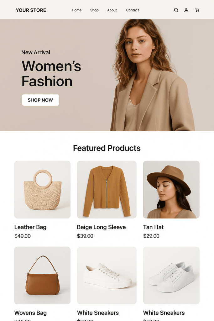 Ejemplos de tiendas online creadas con Prestashop, Shopify y WooCommerce